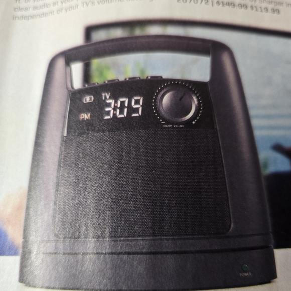 SHARPER IMAGE Wireless TV Speaker - Picture 1 of 4